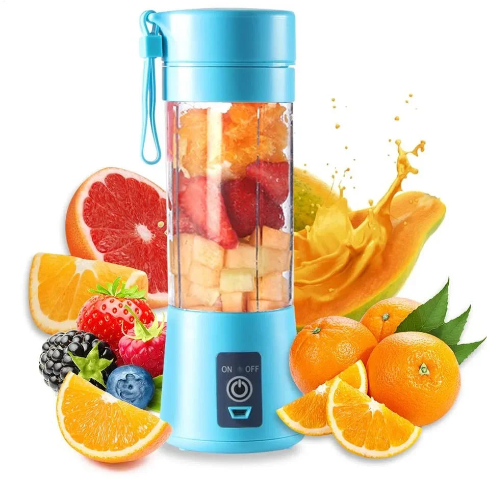 Juice On-the-Go: The Portable Mini Electric Juicer That Makes Smoothies So Easy, Even Your Grandma Could Do It!
