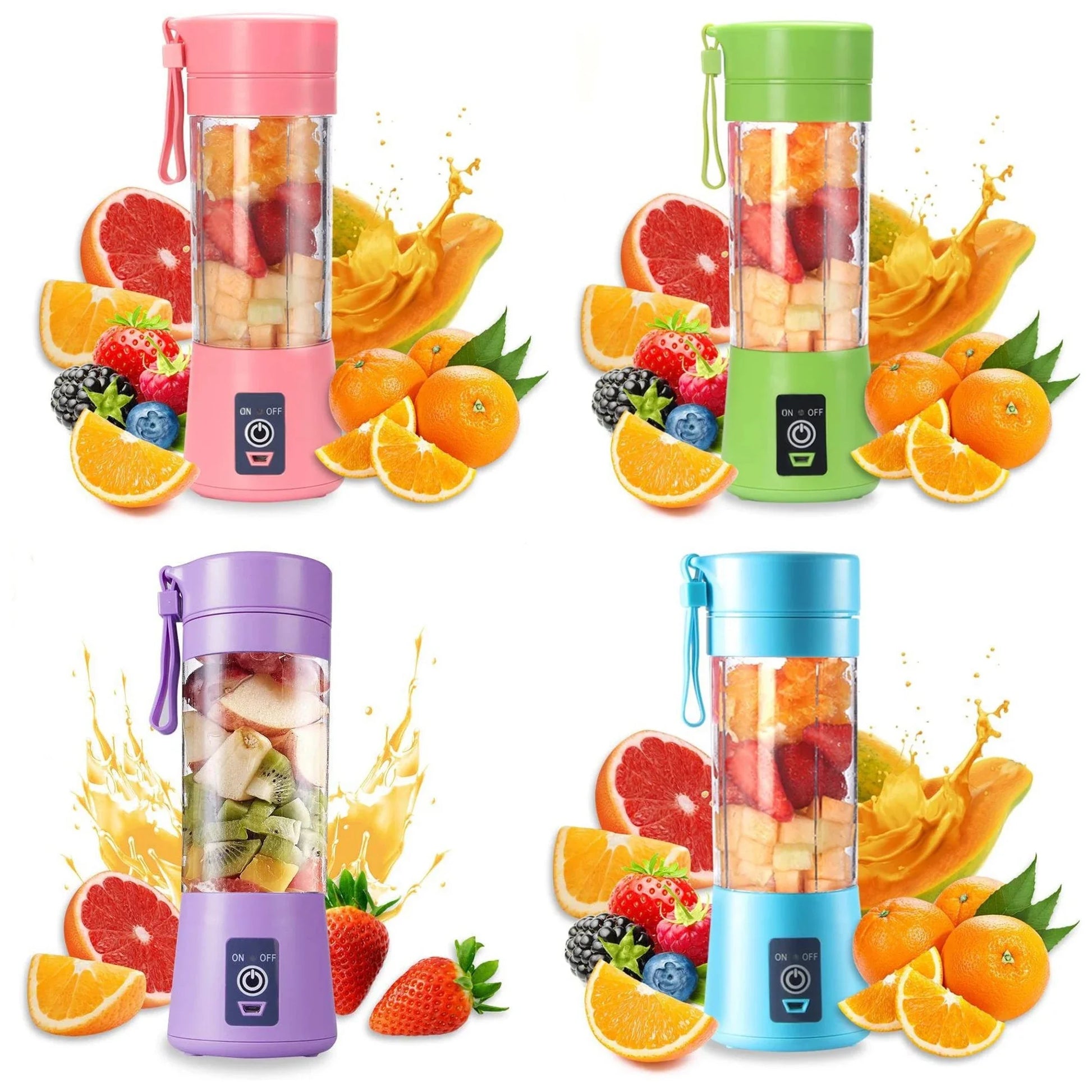 Juice On-the-Go: The Portable Mini Electric Juicer That Makes Smoothies So Easy, Even Your Grandma Could Do It!
