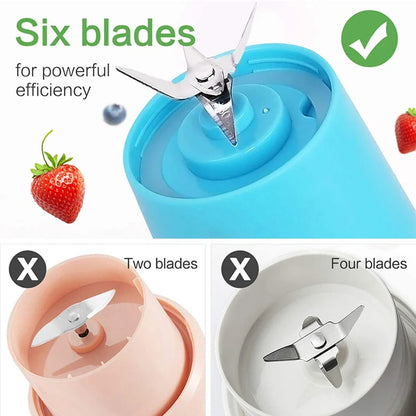 Juice On-the-Go: The Portable Mini Electric Juicer That Makes Smoothies So Easy, Even Your Grandma Could Do It!