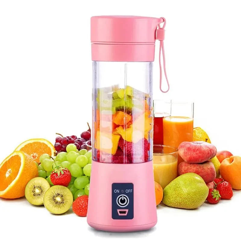 Juice On-the-Go: The Portable Mini Electric Juicer That Makes Smoothies So Easy, Even Your Grandma Could Do It!