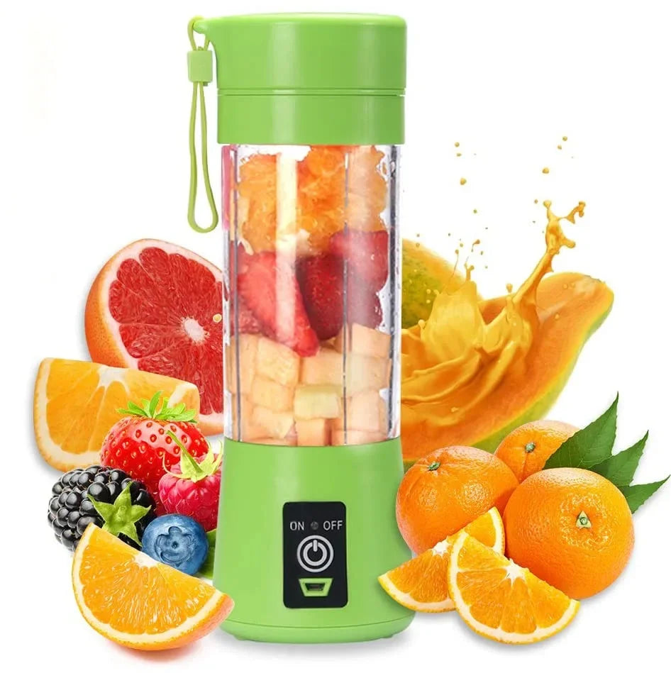Juice On-the-Go: The Portable Mini Electric Juicer That Makes Smoothies So Easy, Even Your Grandma Could Do It!