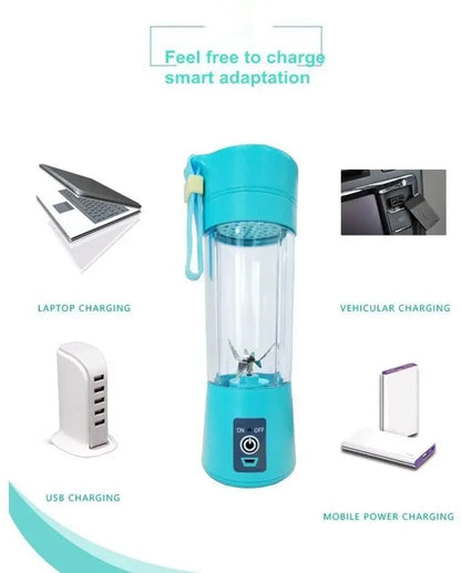 Juice On-the-Go: The Portable Mini Electric Juicer That Makes Smoothies So Easy, Even Your Grandma Could Do It!
